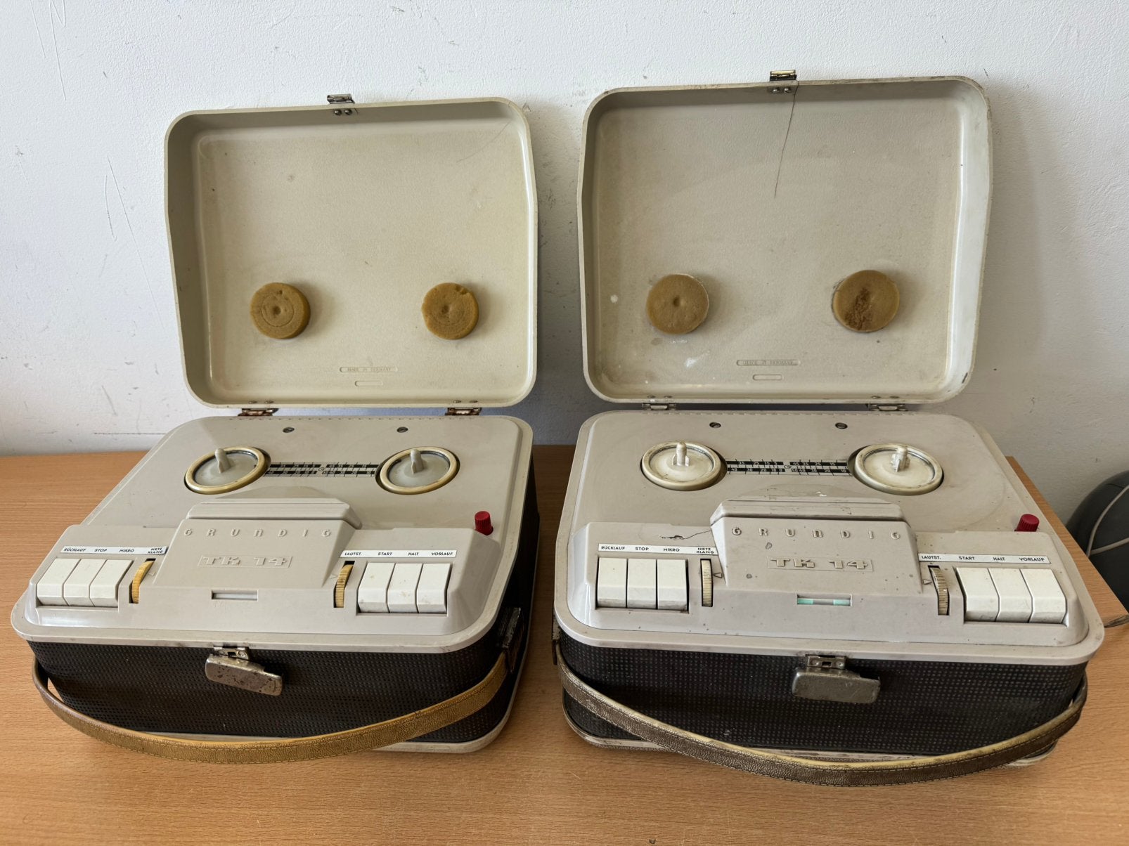 2 x Vintage Bandrecorder Grundig TK-14, Ophalen of Verzenden, Bandrecorder
