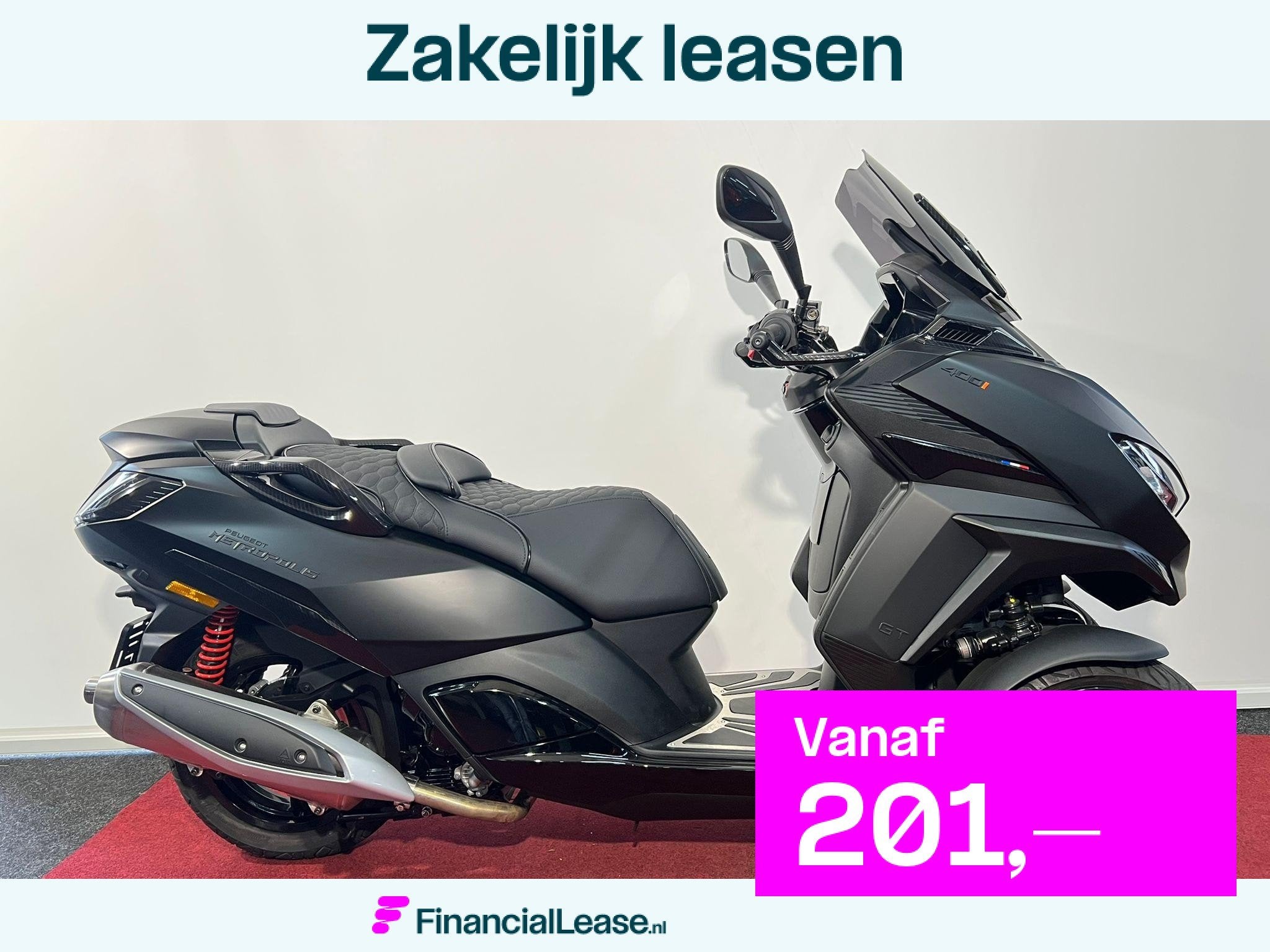 Peugeot Metropolis 400GT Limited Black Edition van 14.249 nu, Scooter, Bedrijf, ABS, Peugeot