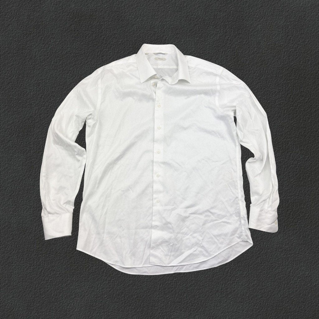 (1338) Wit Suitsupply Overhemd - Heren 44 - Zeer Goed, Kleding | Heren, Bergen op Zoom, Verzenden, Wit, Overige maten