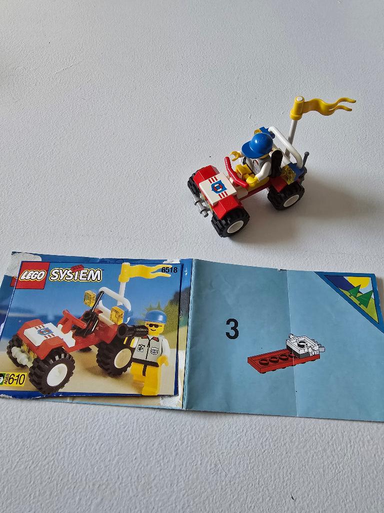Lego Baja Buggy 6518, Ophalen of Verzenden, Zo goed als nieuw, Compleet, Lego