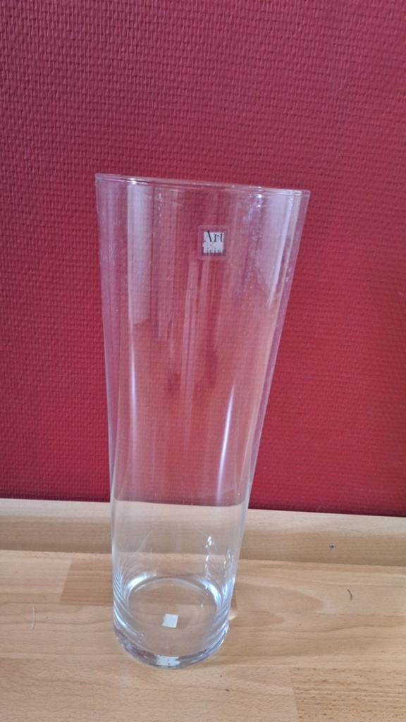 Vaas, Overige kleuren, Ophalen of Verzenden, Minder dan 50 cm, Glas