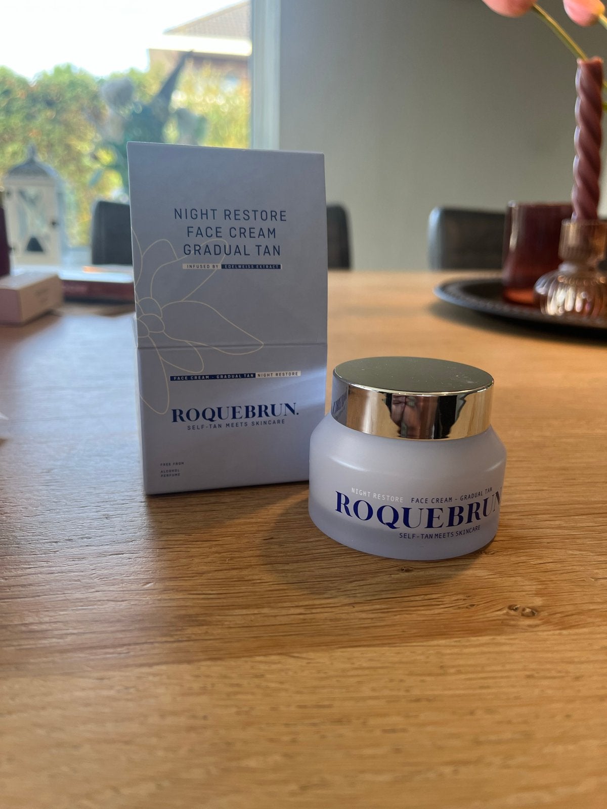 Roquebrun Night Restore Face Cream Gradual Tan, Ophalen of Verzenden, Nieuw, Gehele gezicht, Verzorging