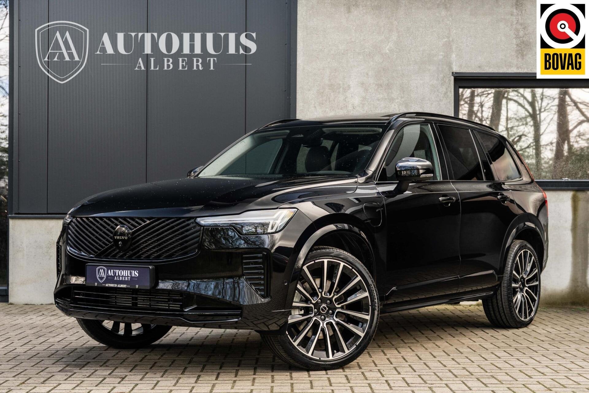 Volvo XC90 T8 Ultra Dark B&W Pano Lucht 360 HUD Massage 22", Gebruikt, Zwart, 4 cilinders, 1969 cc