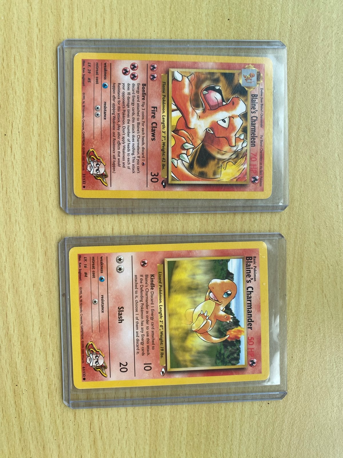 Blaine's Charmeleon & Blaine’s Charmander - Pokemon, Ophalen of Verzenden, Nieuw, Meerdere kaarten