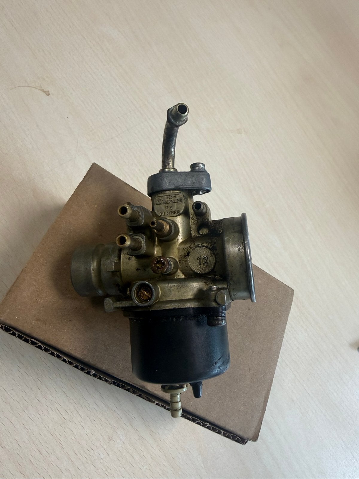 Minarelli Horizontaal/Verticaal Carburateur Gurtner 12mm, Gebruikt, ?, Gurtner, Carburateur