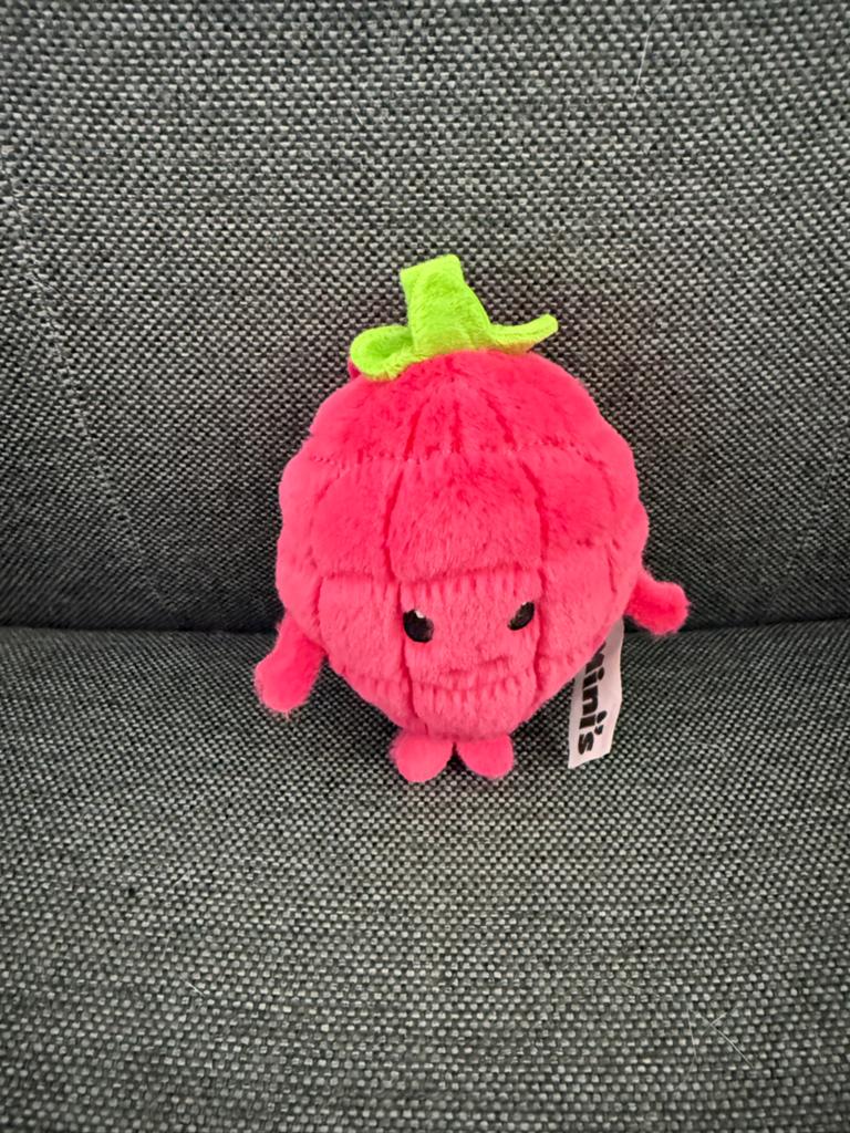 Mini Lidl knuffel framboos, Lidl, Overige karakters, Overige typen, Ophalen of Verzenden