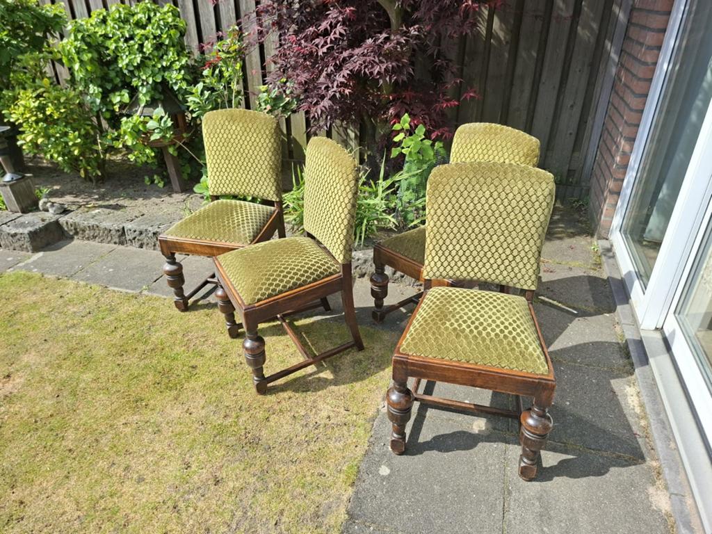 Vintage stoelen, Ophalen, Gebruikt, Vier