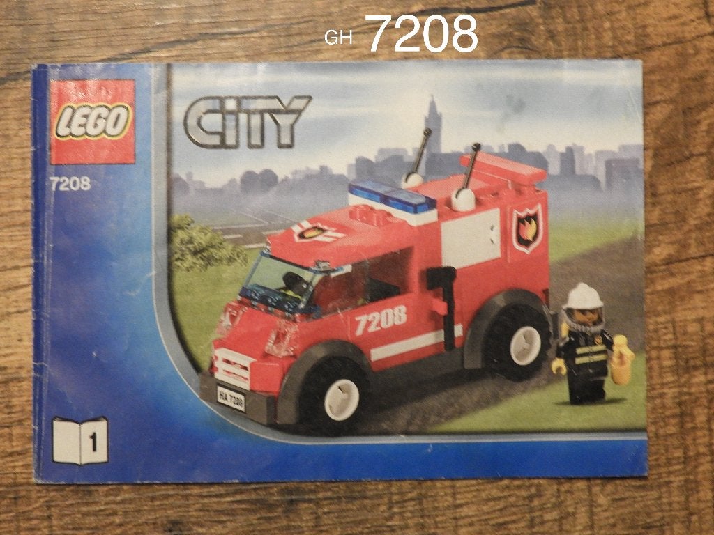 Lego 7208 Fire Station, Kinderen en Baby's, Lego, Ophalen of Verzenden, Inclusief instructies, Complete set