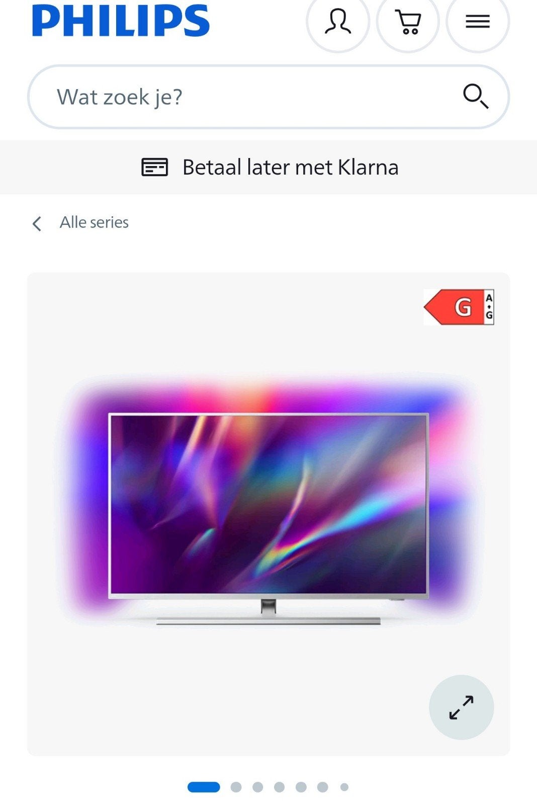 Philips Ambilight 58PUS8545/12 4K, Ophalen, 25 tot 50 cm, Minder dan 100 cm