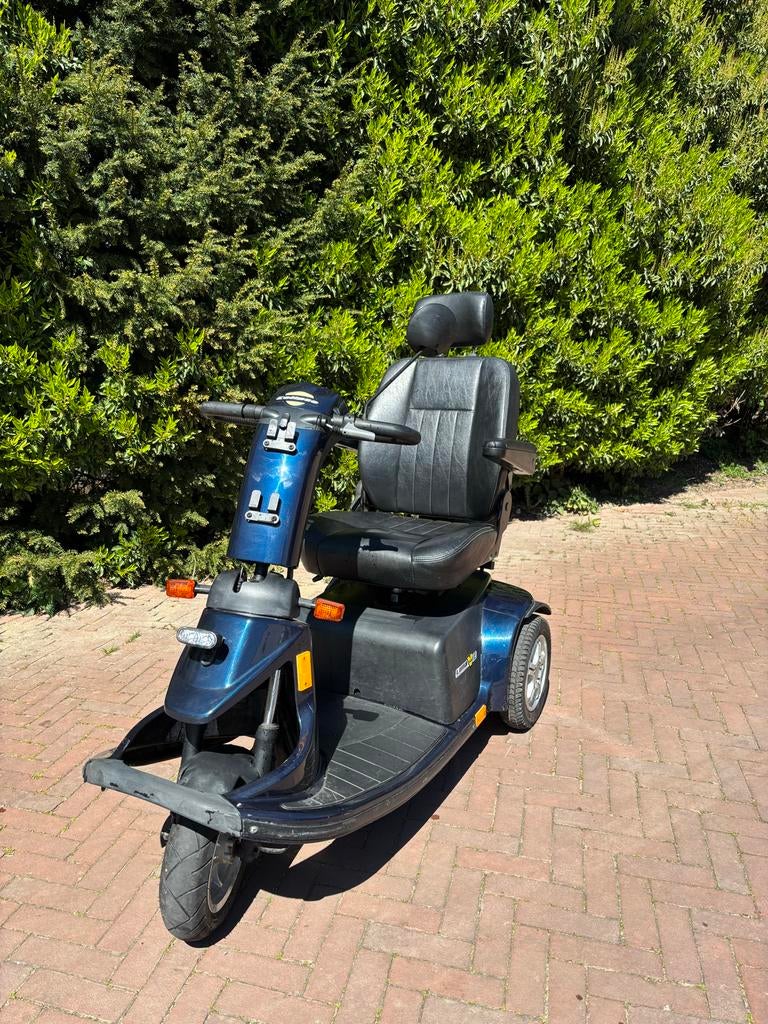 Scootmobiel Blauw Luna Pride, Ophalen, Gebruikt, Pride, 11 t/m 15 km/u