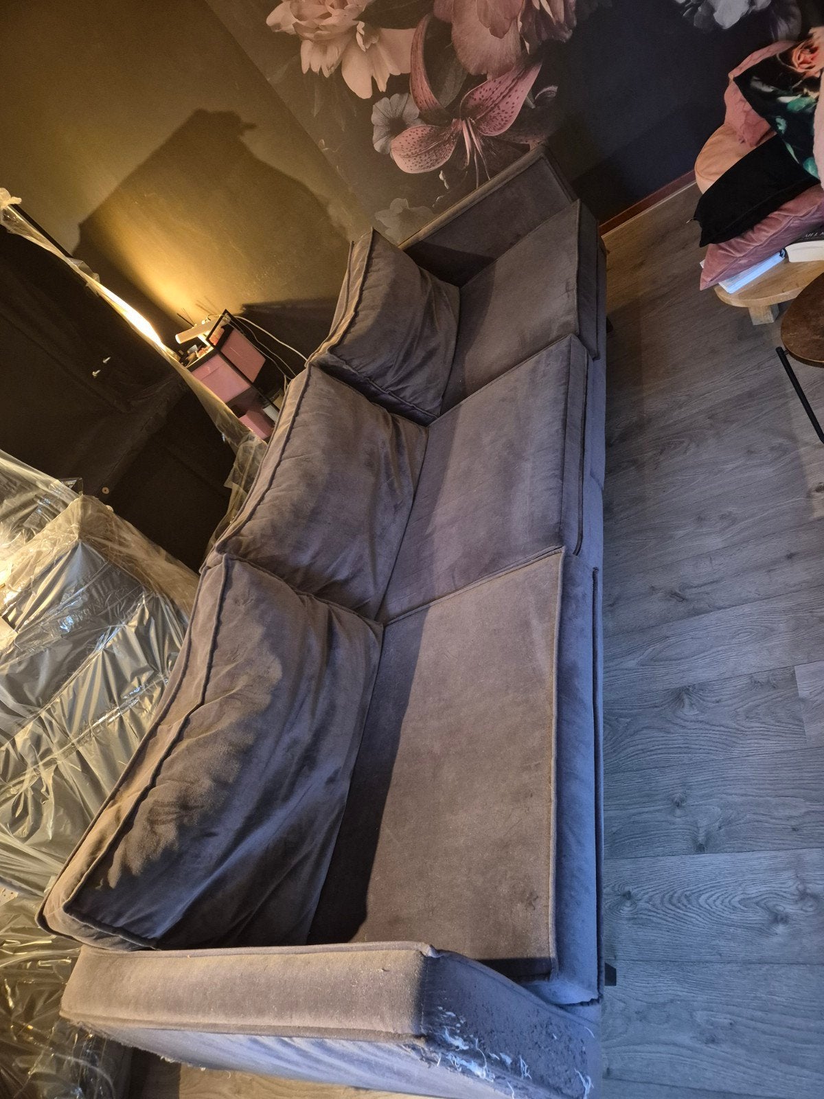 gratis bank, Huis en Inrichting, Ophalen, Gebruikt, 75 tot 100 cm, Vierpersoons of meer