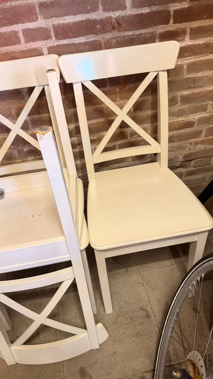 Ikea stoelen 4, Huis en Inrichting, Barkrukken, 4 krukken, Ophalen, Zo goed als nieuw, 60 tot 90 cm