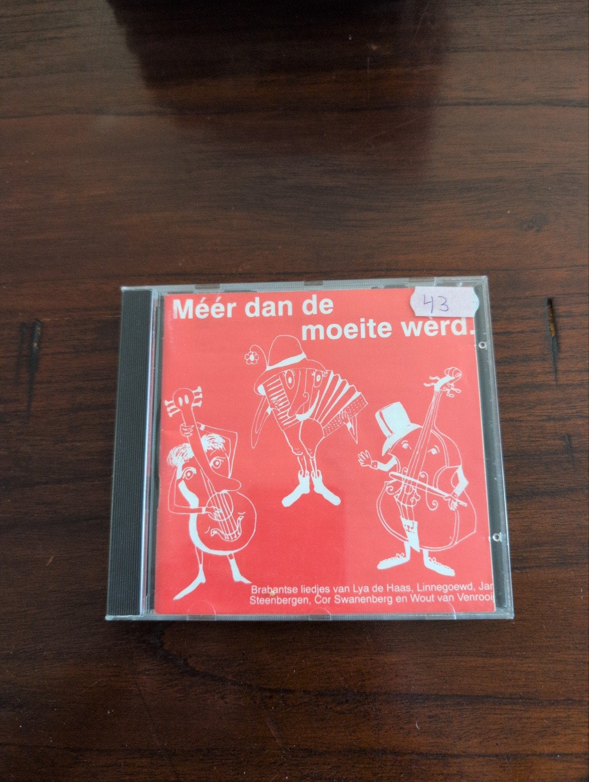 Méér dan de moeite werd. Brabantse liedjes CD, Inclusief boekje, Ophalen of Verzenden, Zo goed als nieuw, Streekmuziek