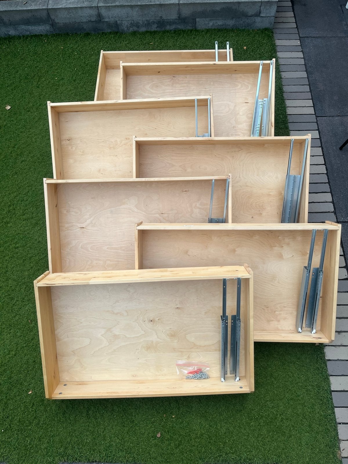 IKEA Komplement berken lades voor PAX kast (7 stuks), Ophalen, Gebruikt, 5 laden of meer, 50 tot 100 cm