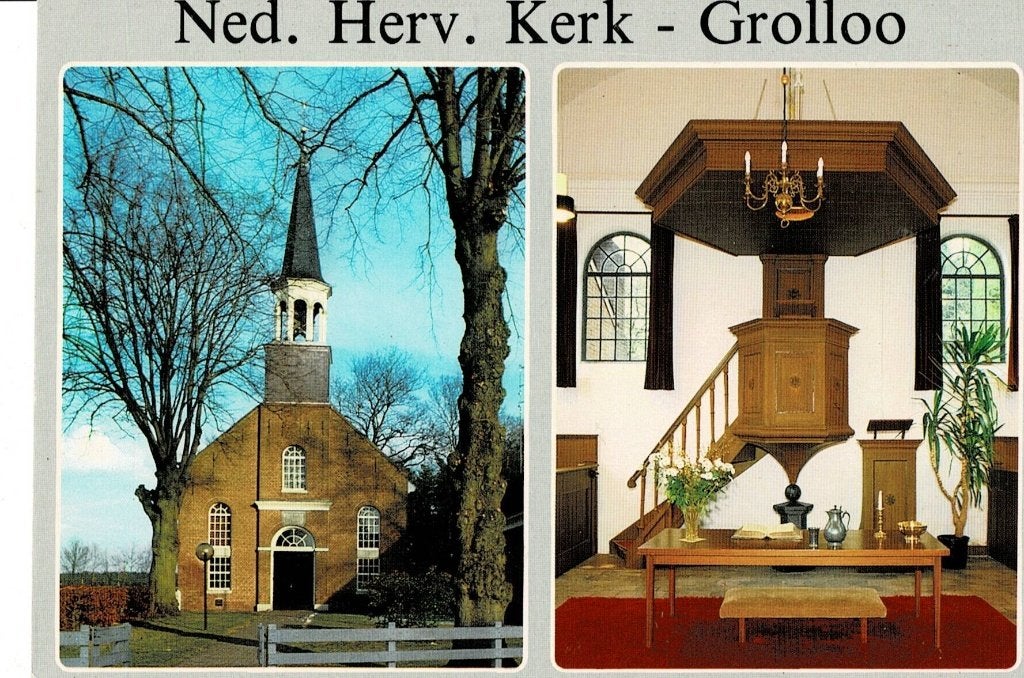 Grolloo, Kerk, Ophalen of Verzenden, Ongelopen, Drenthe