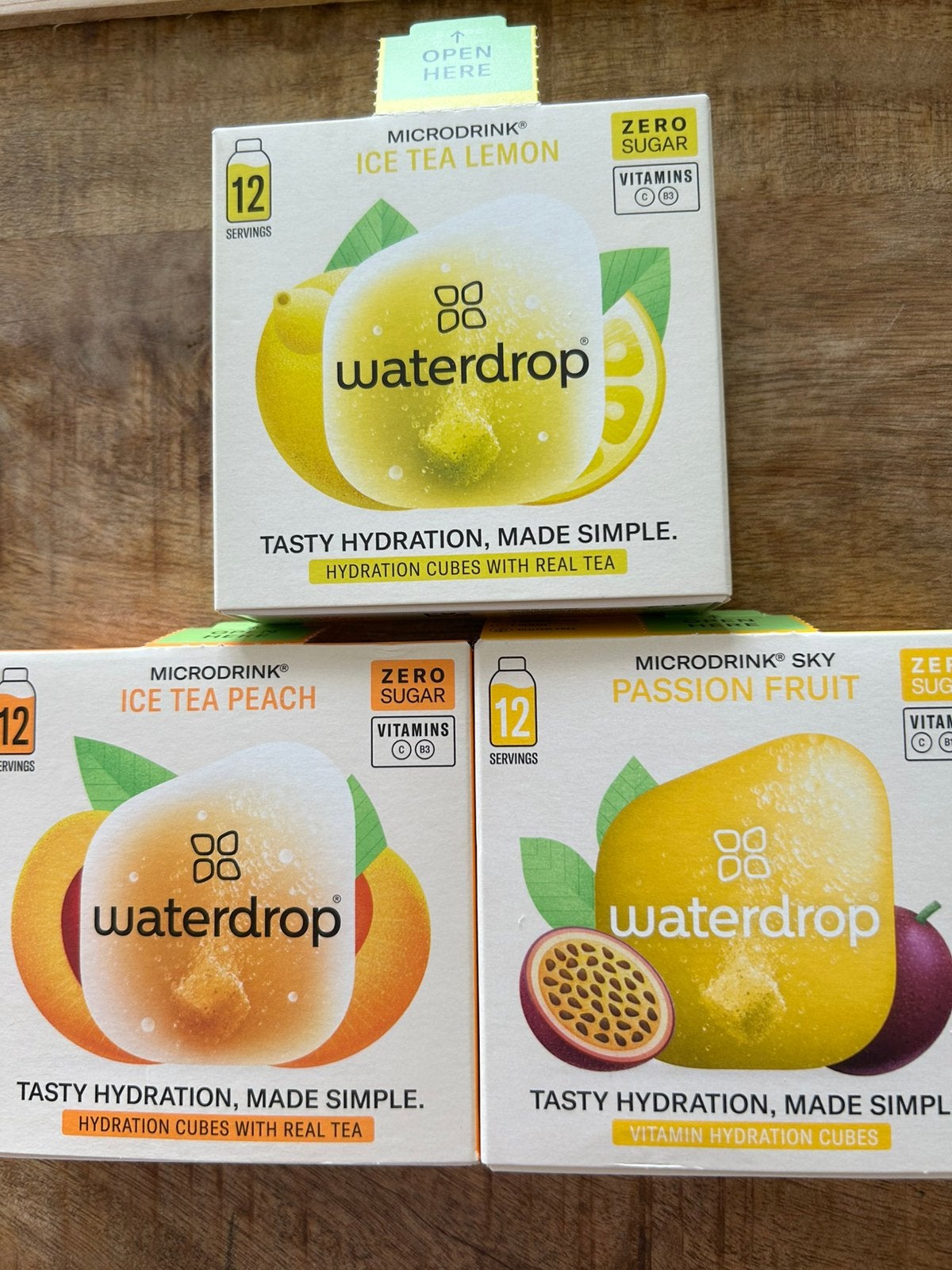 Waterdrop vulling, Verzenden