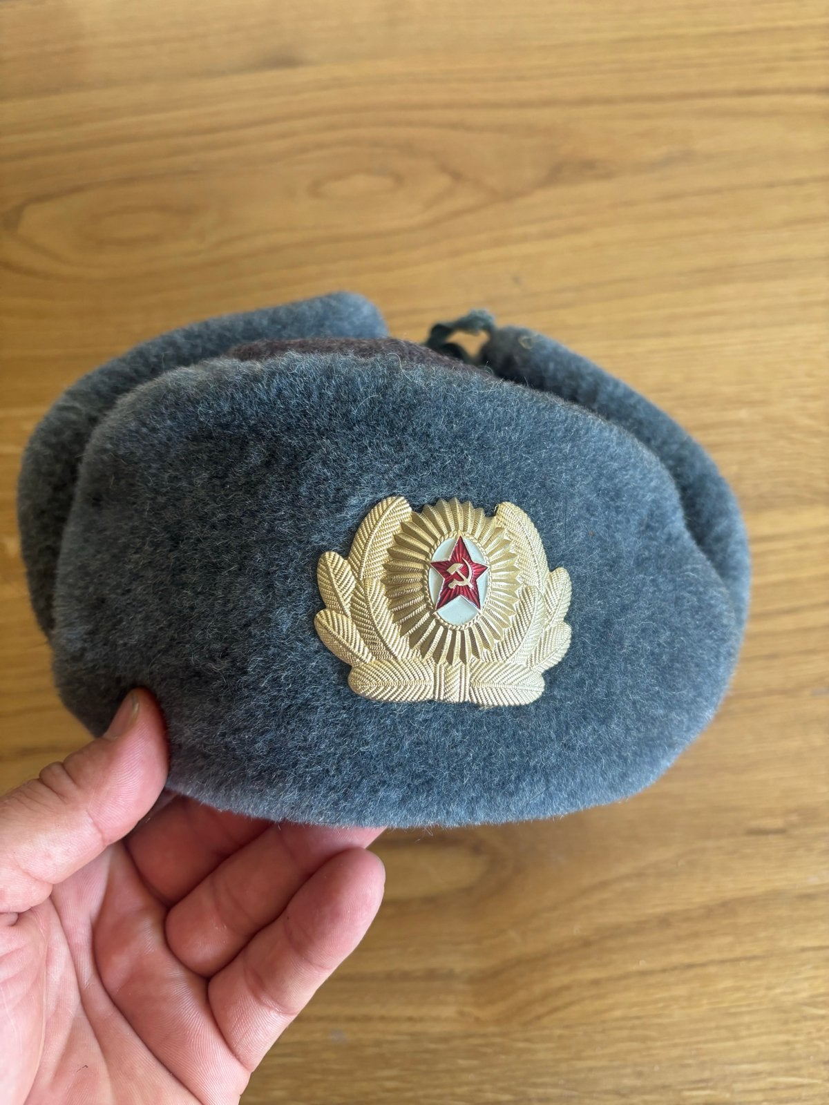 Originele Russische Ushanka - Maat 58, Verzamelen, Ophalen of Verzenden, Overige soorten, Overige gebieden, Helm of Baret
