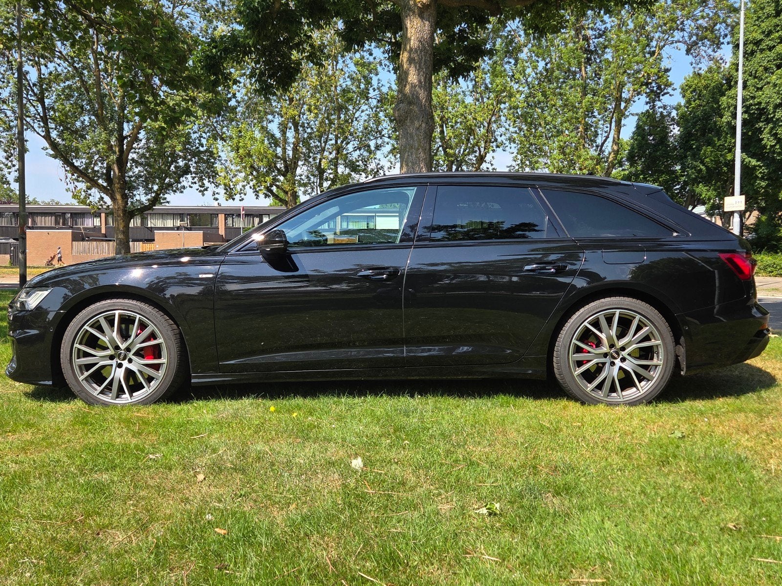 Audi A6 Avant 55 TFSI e quattro Competition S-LINE PANO B&O, Automaat, Zwart, Plug-in hybride, Stationwagon