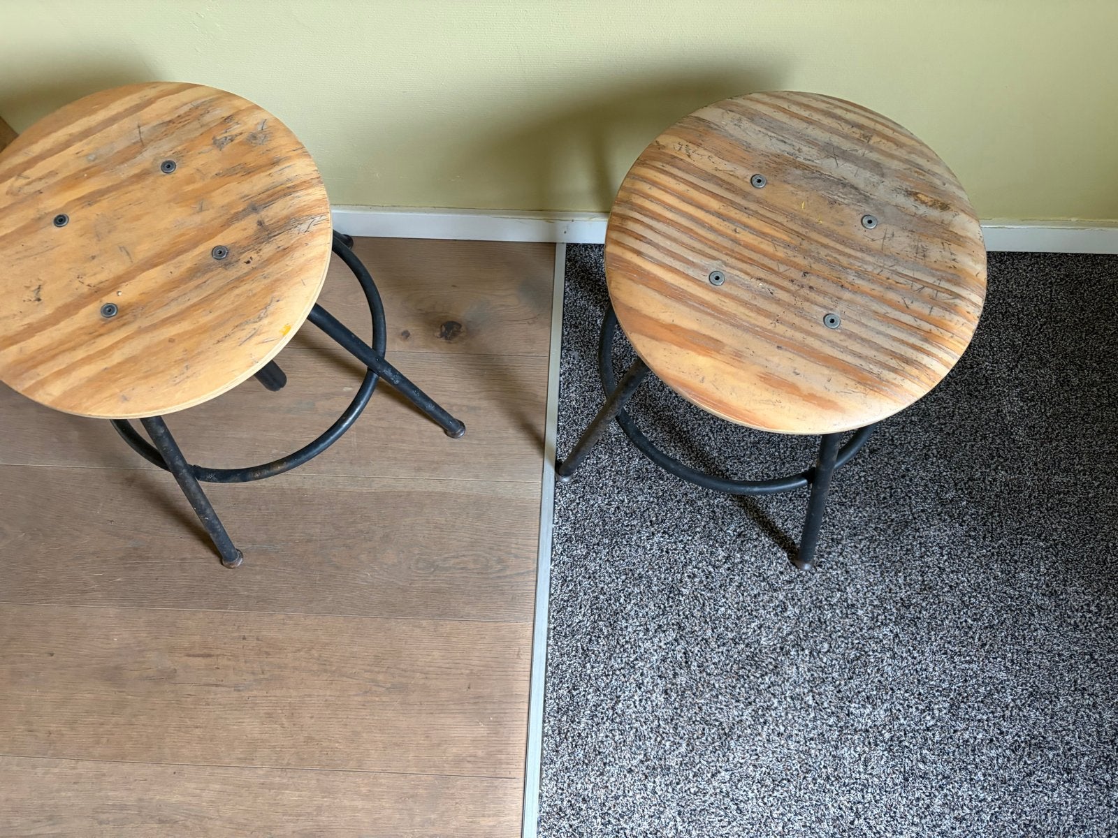 IKEA KULLABERG krukken (2x) -, Huis en Inrichting, Krukjes, Ophalen of Verzenden, Gebruikt, Hout