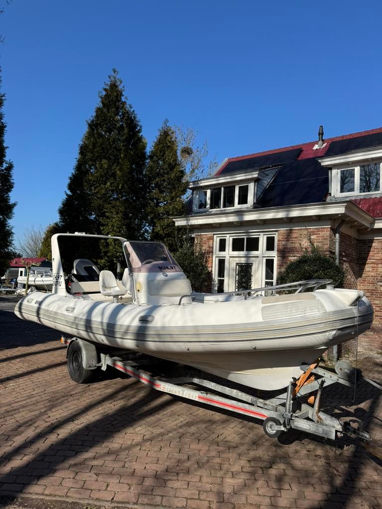 Brig Eagle 600 + 200pk Yamaha HPDI VMAX (265 uur), Watersport en Boten, Rubberboten, Ophalen of Verzenden, Zo goed als nieuw, Benzine