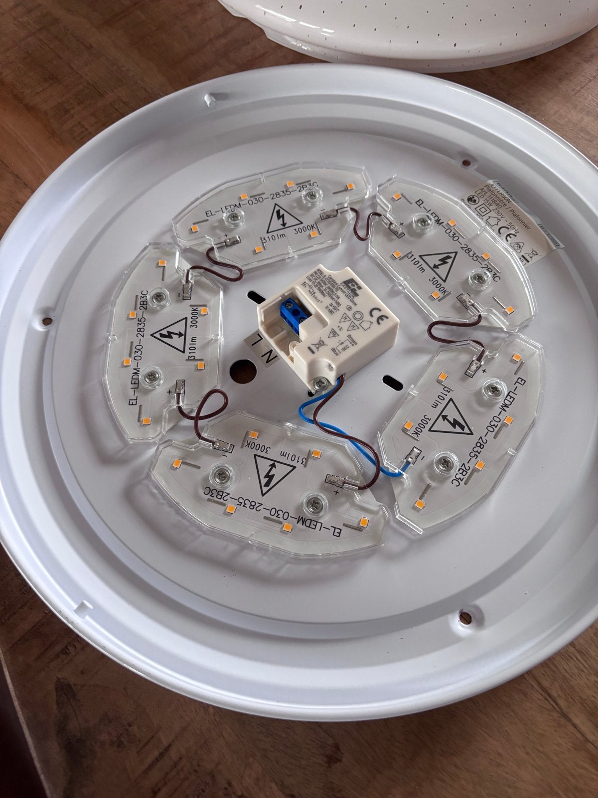 Moderne LED Plafondlamp met Sterrenhemel Effect, Huis en Inrichting, Lampen | Plafondlampen, Ophalen, Kunststof, Modern, Dimbaar
