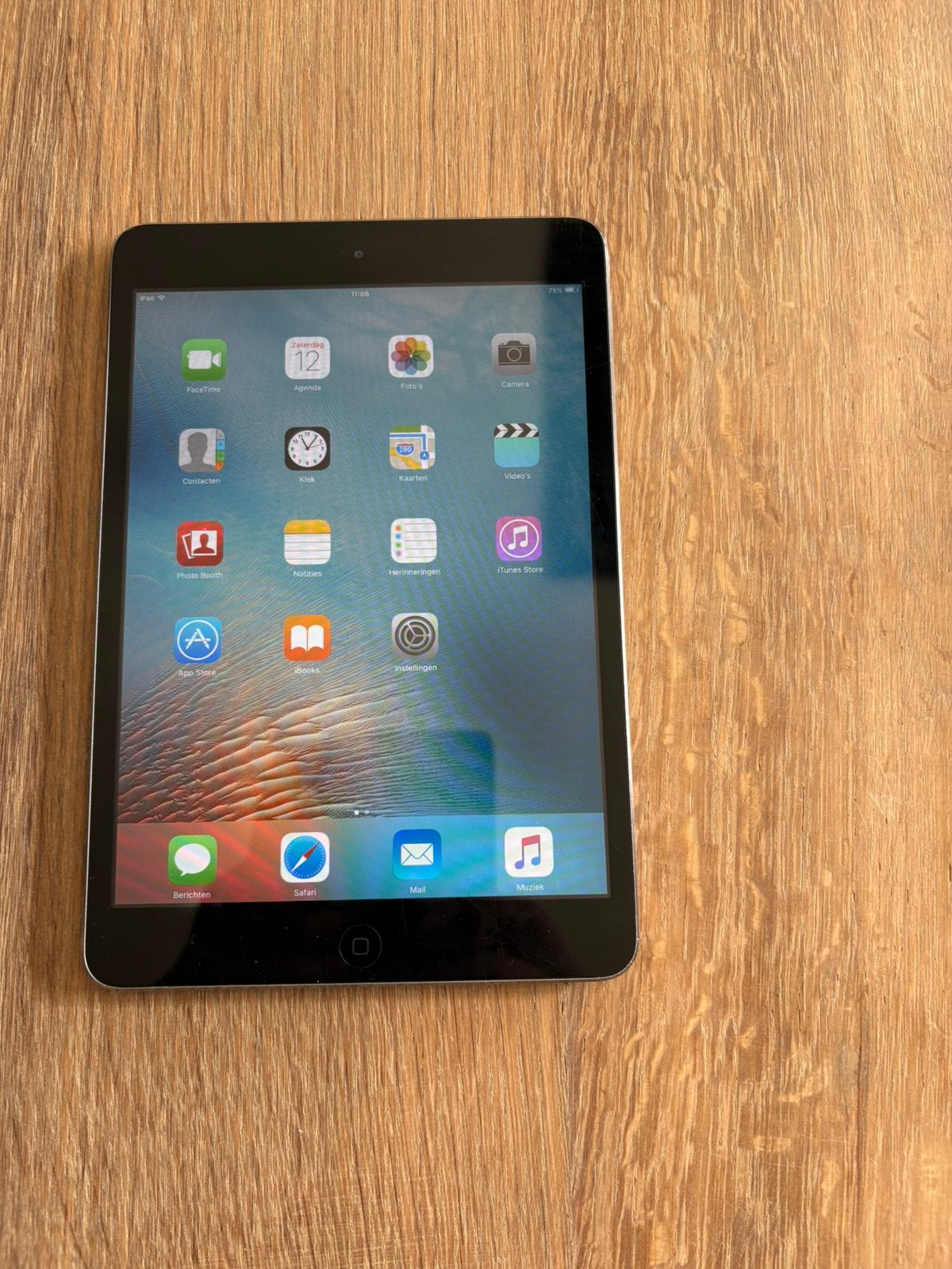 iPad mini 16 gb zwart, Computers en Software, Gebruikt, Zwart, Ophalen of Verzenden, 16 GB