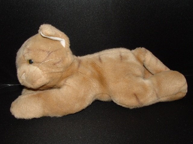 EVORA KRUIDVAT POES PLUCHE BEIGE MET ROODBRUINE STREPEN, Overige merken, Overige typen, Nieuw, Wasbaar
