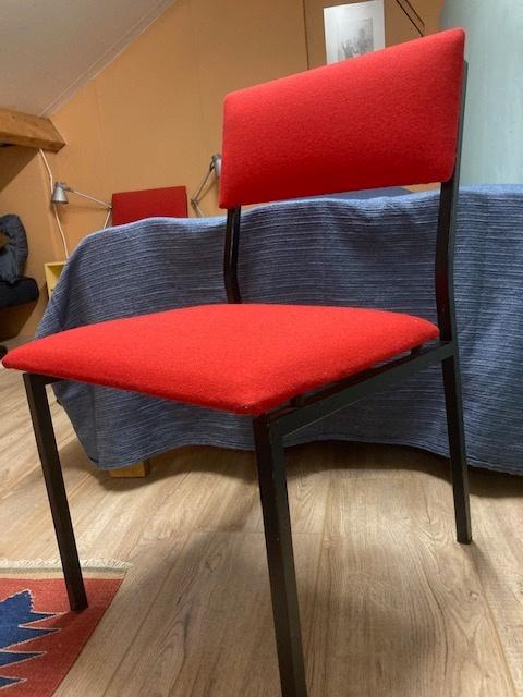 2 vintage Pastoe stoelen jaren '60 ontwerp Cees Braakman, Huis en Inrichting, Stoelen, Ophalen, Gebruikt, Twee, Zwart