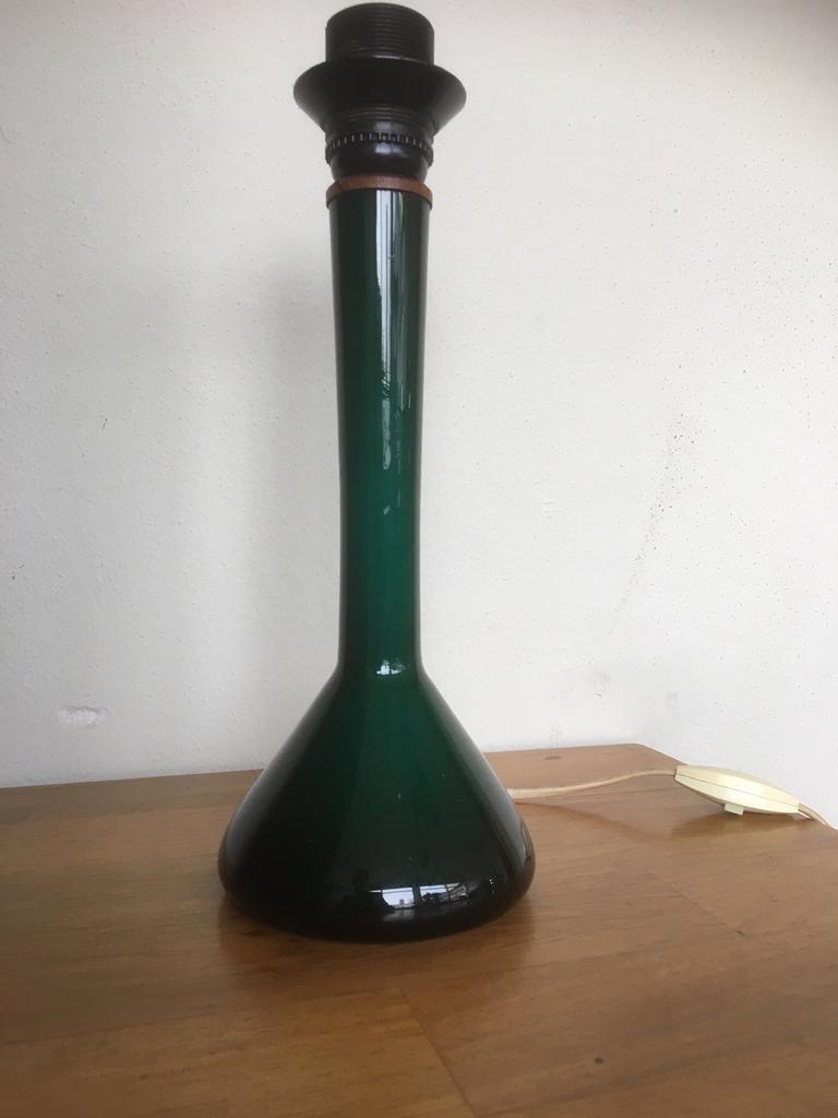 Vintage glazen lampenvoet. Deens design Kastrup Holmegaard, Antiek en Kunst, Antiek | Glas en Kristal, Ophalen of Verzenden