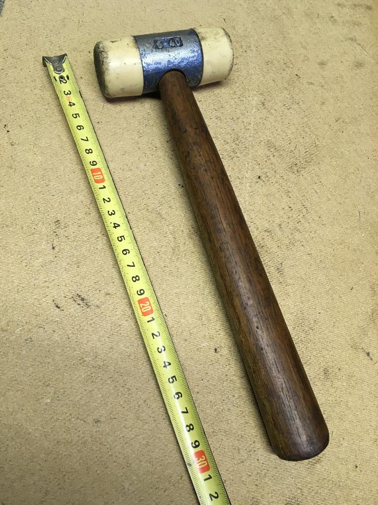 Middelzware (Gedore?) Nylon hamer., Ophalen of Verzenden, Gebruikt