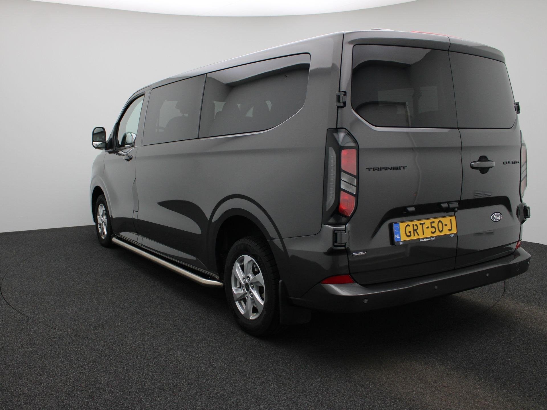 Ford Transit Custom 340 2.5 PHEV L2H1 Limited Aut. | 9-Pers., Auto's, Gebruikt, Euro 6, Bedrijf, 9 stoelen