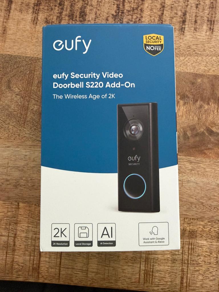 Eufy deurbel s220 nieuw in doos, Ophalen of Verzenden, Nieuw