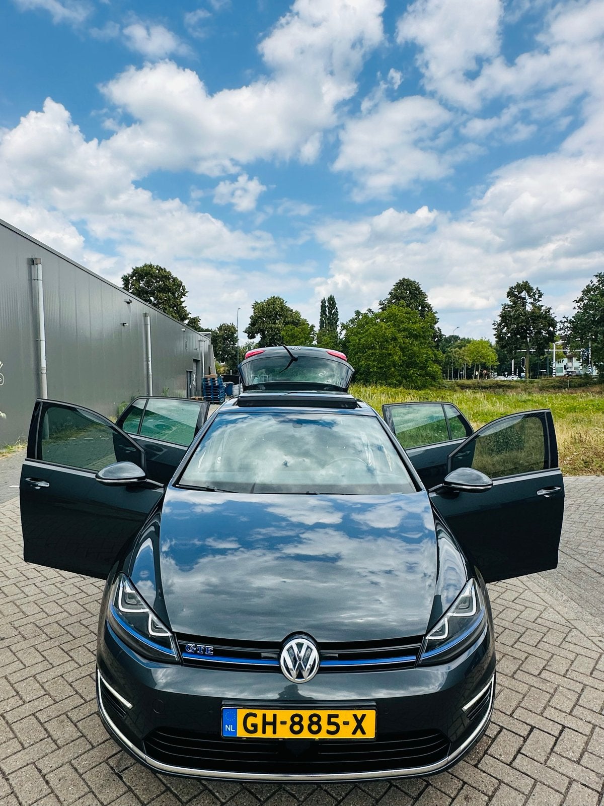 Volkswagen Golf 1.4 TSI Phev 150KW GTE 5D 2015 Grijs, Auto's, Volkswagen, 4 cilinders, 1395 cc, 1499 kg, 149 pk