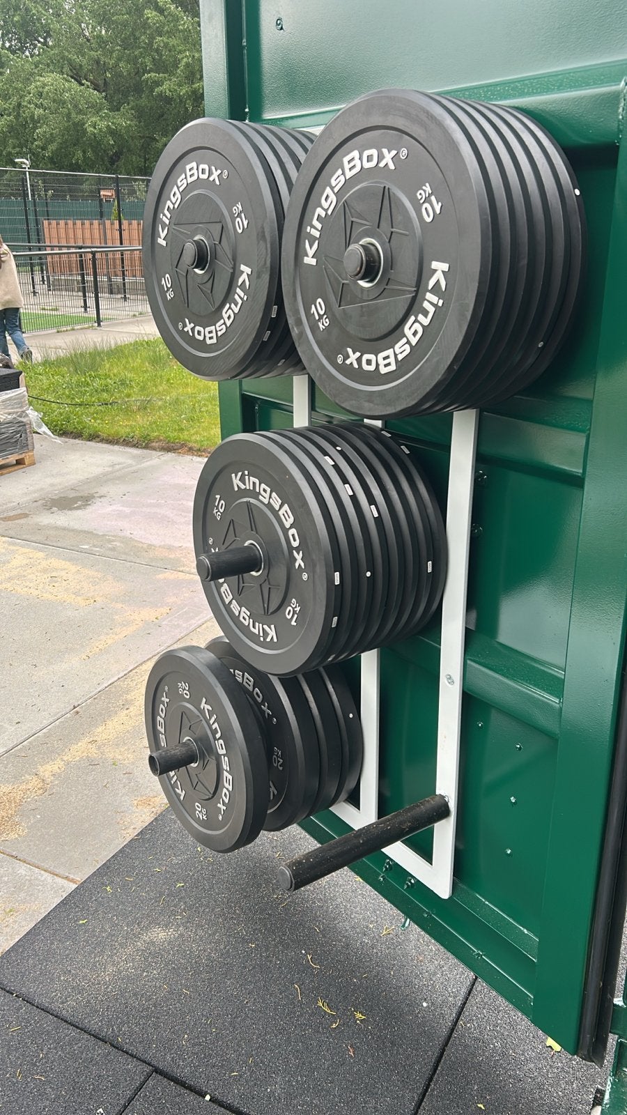 Nieuwe Bumper Plates - Ongebruikt in doos!, Ophalen, Nieuw, Armen, Halterschijven