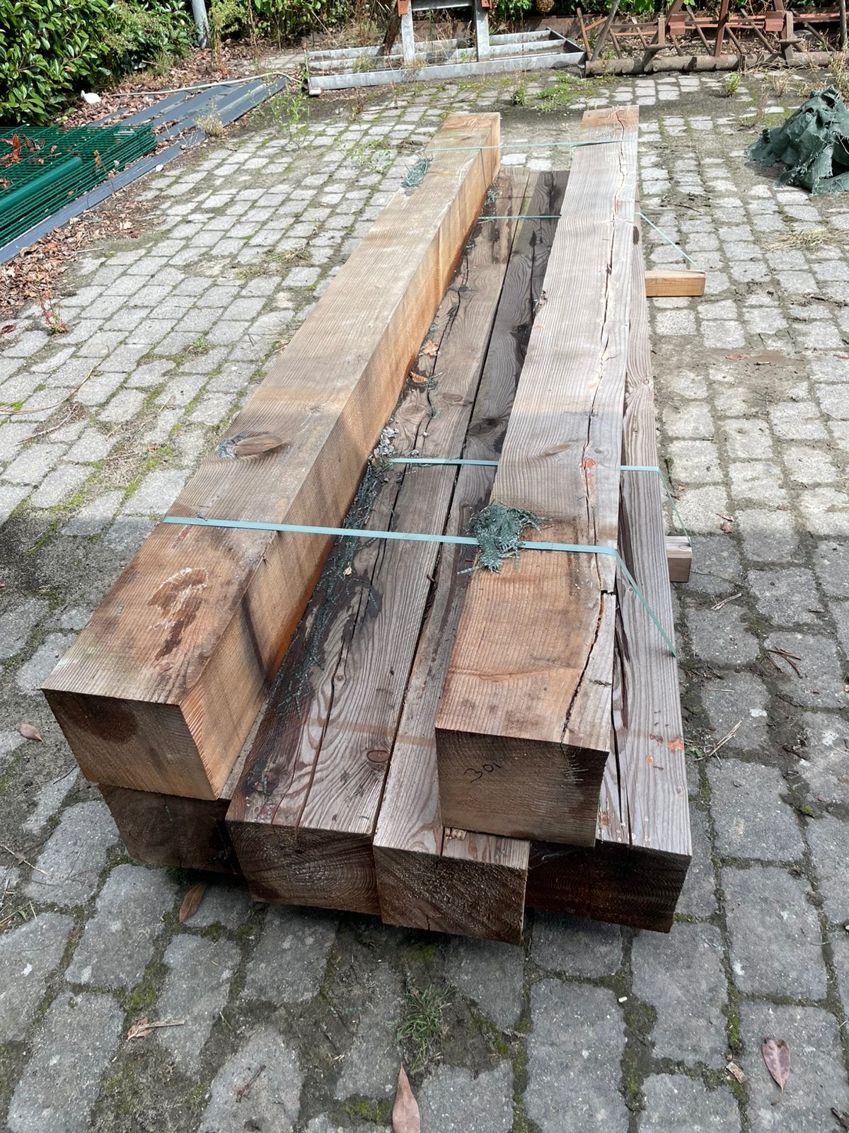 Douglas balken, Tuin en Terras, Palen, Balken en Planken, Ophalen, Nieuw, 250 cm of meer, Balken