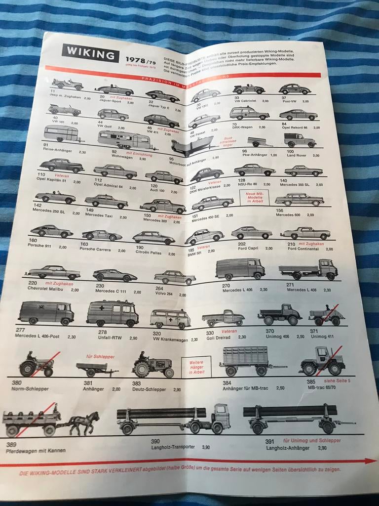 Wiking prijslijst 1978 origineel, Fietsen en Brommers, Ophalen of Verzenden