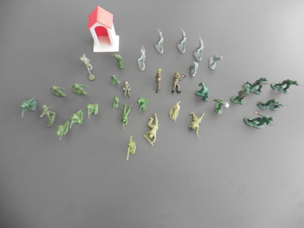 Diverse plastic soldaten., Ophalen of Verzenden, Gebruikt