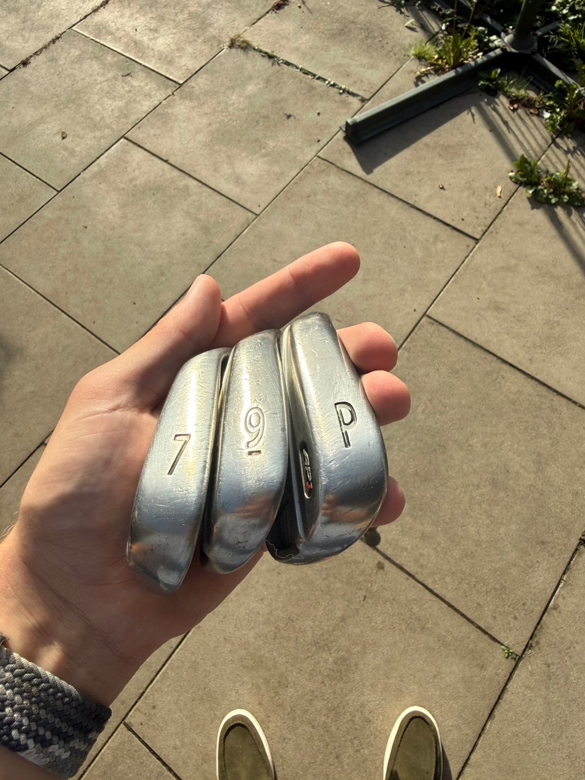 Titleist AP1 710 – 7, 9 & PW – linkshandig, Ophalen, Gebruikt, Set