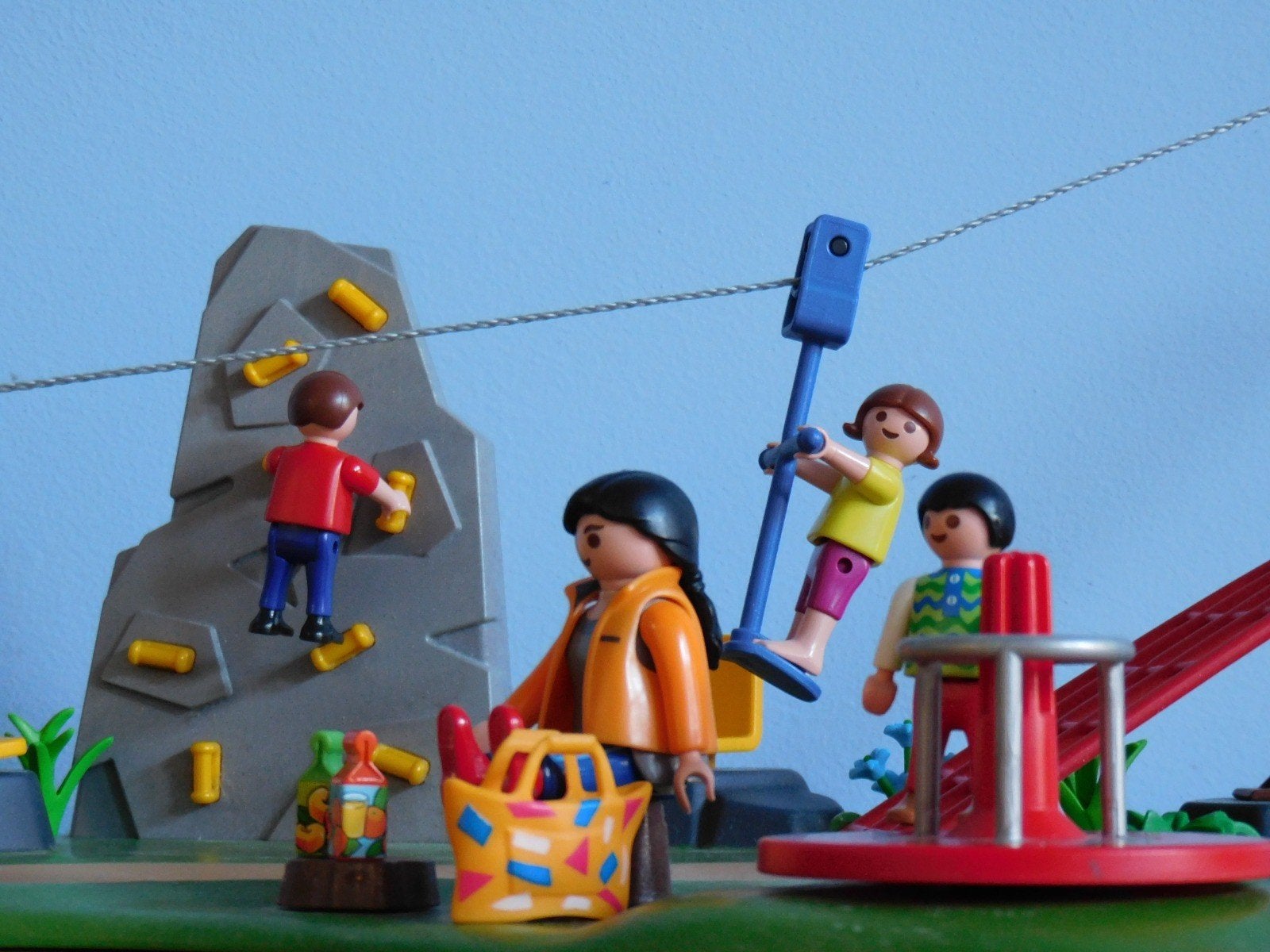 Playmobil Speeltuin 4015 met klimwand en draaimolen, Ophalen, Gebruikt, Complete set, Overige typen