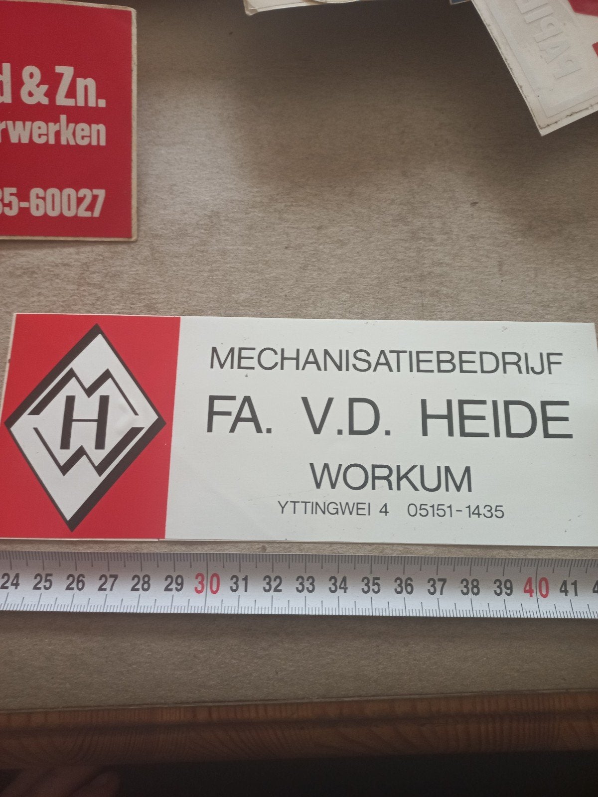 Mechanisatiebedrijf fa v d heide workum, Ophalen of Verzenden, Zo goed als nieuw