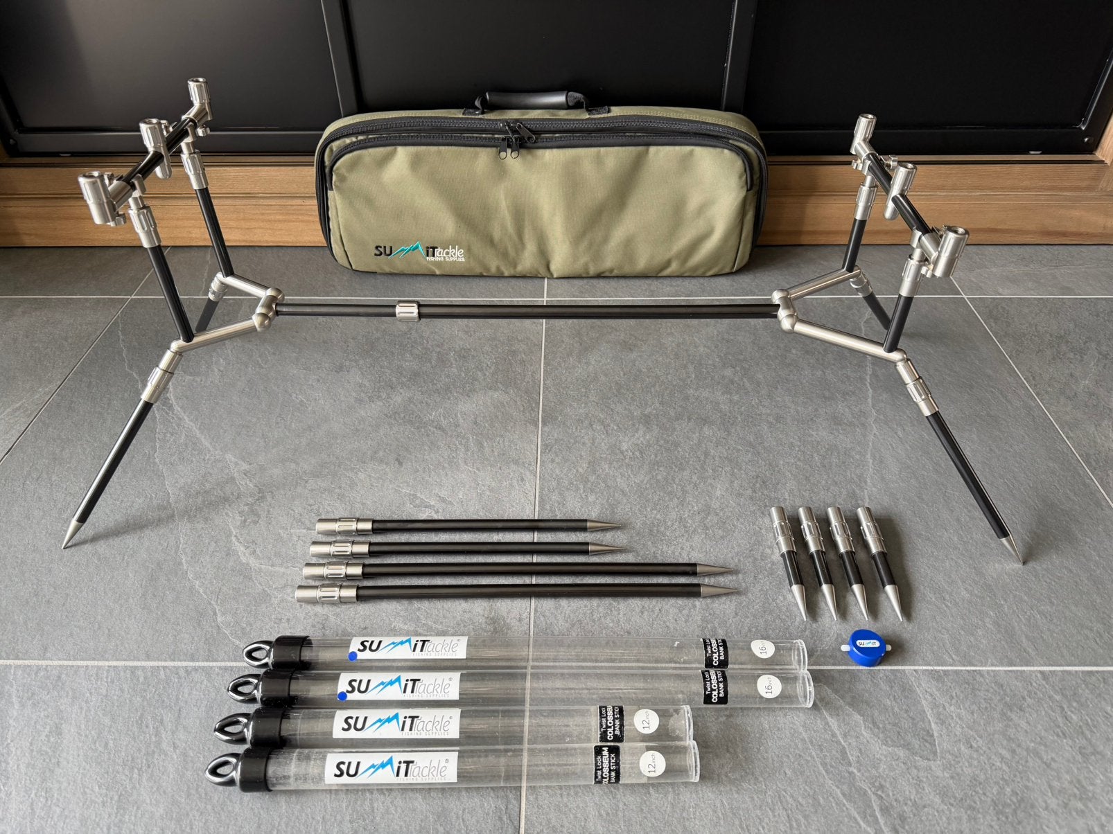 Summit Tackle Colosseum Pod Kit Black Edition + extra ZGAN, Ophalen of Verzenden, Zo goed als nieuw, Overige typen