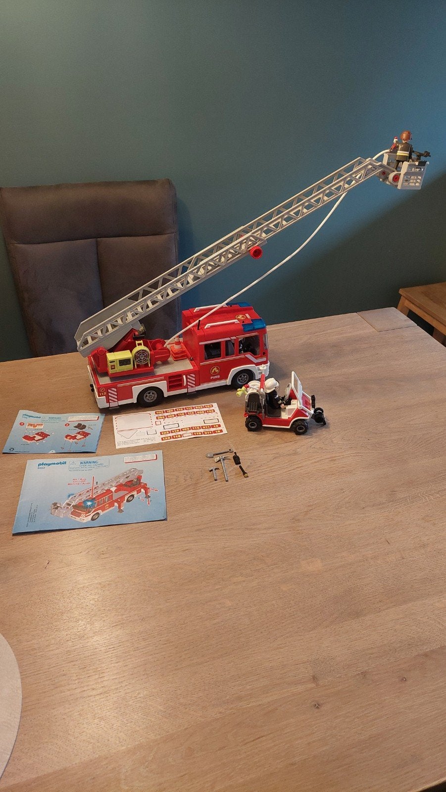 Playmobil brandweerauto, Ophalen of Verzenden