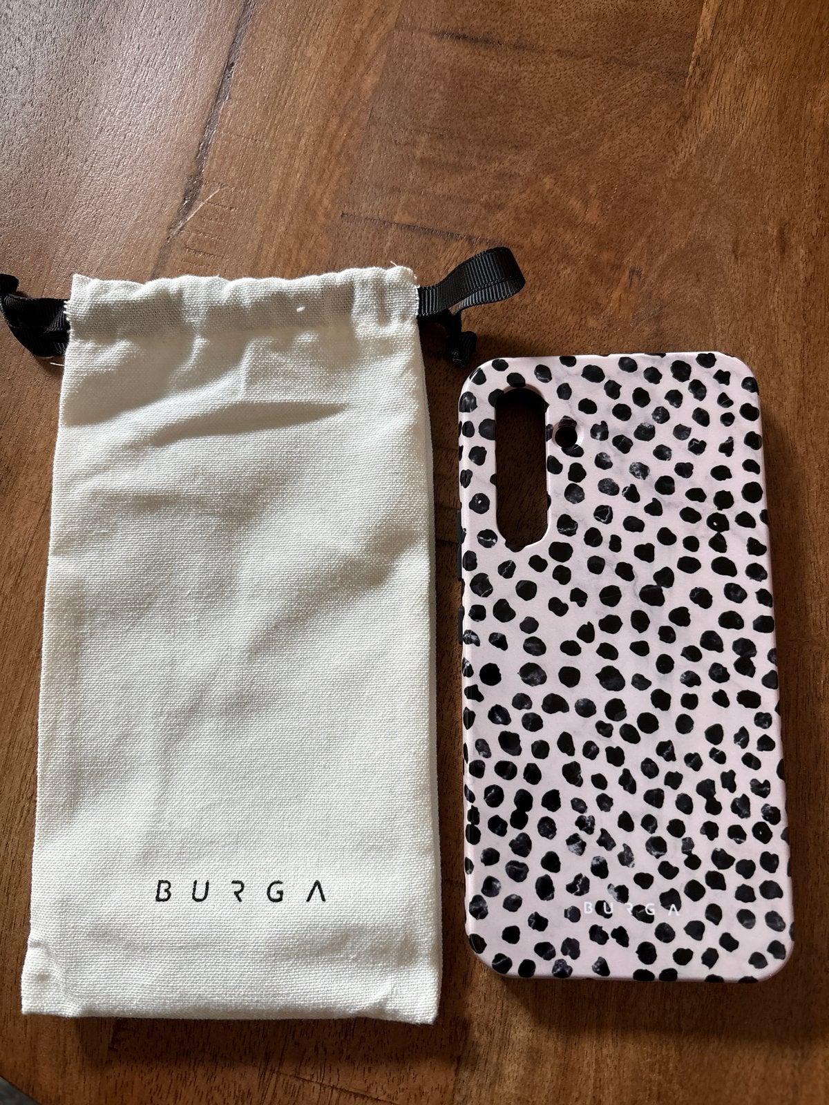 Nieuw Burga telefoonhoesje - Dalmatiër print Samsung A54, Ophalen, Nieuw, Hoesje of Tasje