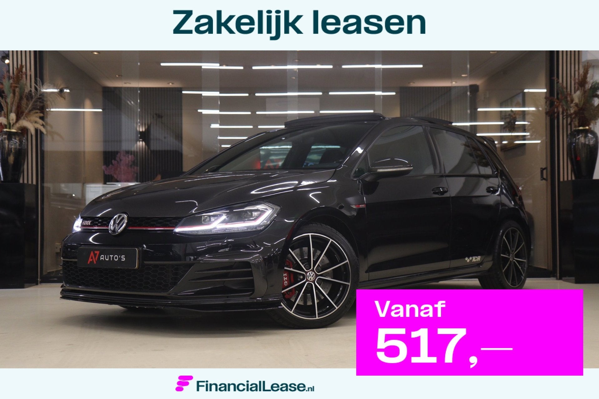 Volkswagen Golf 2.0 TSI GTI TCR /PANO/MILLTEK/CARPLAY/CARBON, 1330 kg, Gebruikt, Euro 6, 4 cilinders