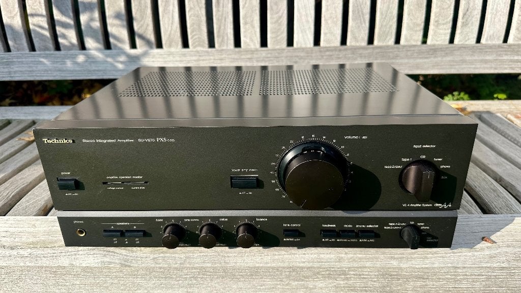 TECHNICS versterker SU-V670 / Ruim 12KG!, Zo goed als nieuw, 120 watt of meer, Stereo, Ophalen