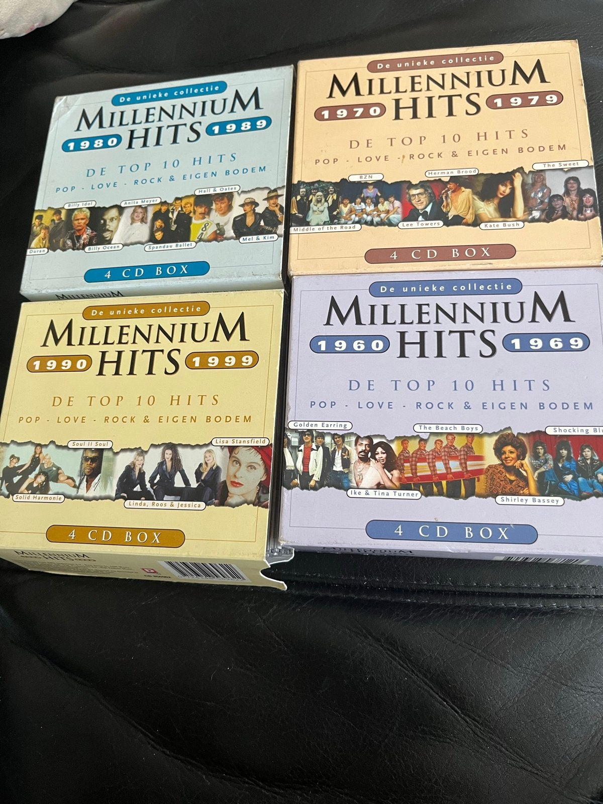 Millennium Hits Boxset: 1960s, 1970s, 1980s, 1990s (4x4 CD), Ophalen of Verzenden, Gebruikt, Pop, Boxset