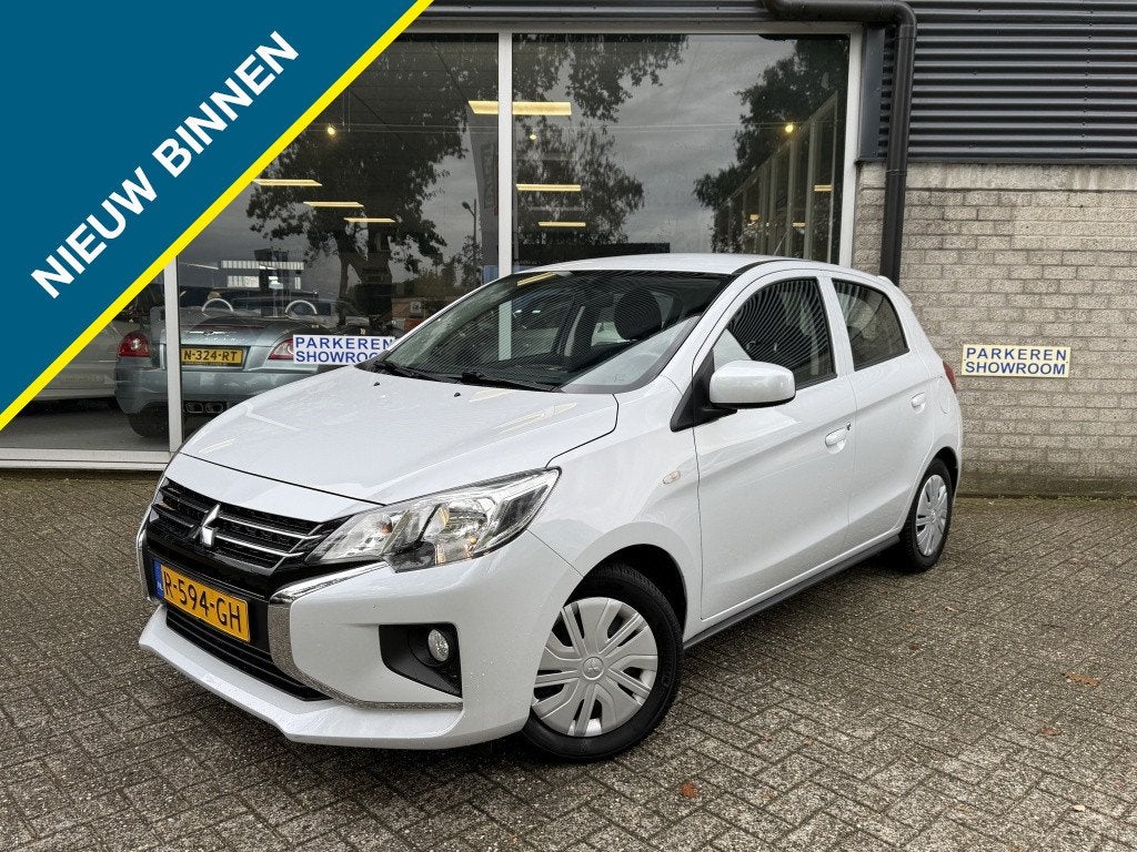 Mitsubishi Space Star 1.2 Connect+ Carplay/DAB/AIRCO, Auto's, Voorwielaandrijving, Gebruikt, 850 kg, Wit