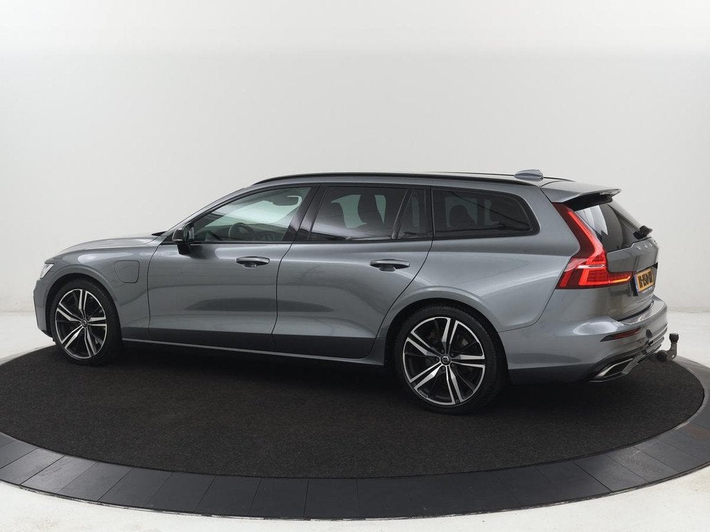 Volvo V60 2.0 T8 Twin Engine AWD R-Design | Trekhaak | Stoel, Auto's, Volvo, Automaat, Gebruikt, Euro 6, 4 cilinders
