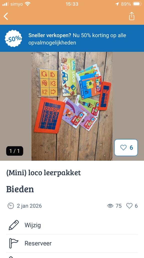 Mini Loco Leerpakket Educatief Spel voor Kinderen, Ophalen of Verzenden, Gebruikt, Taal en Lezen