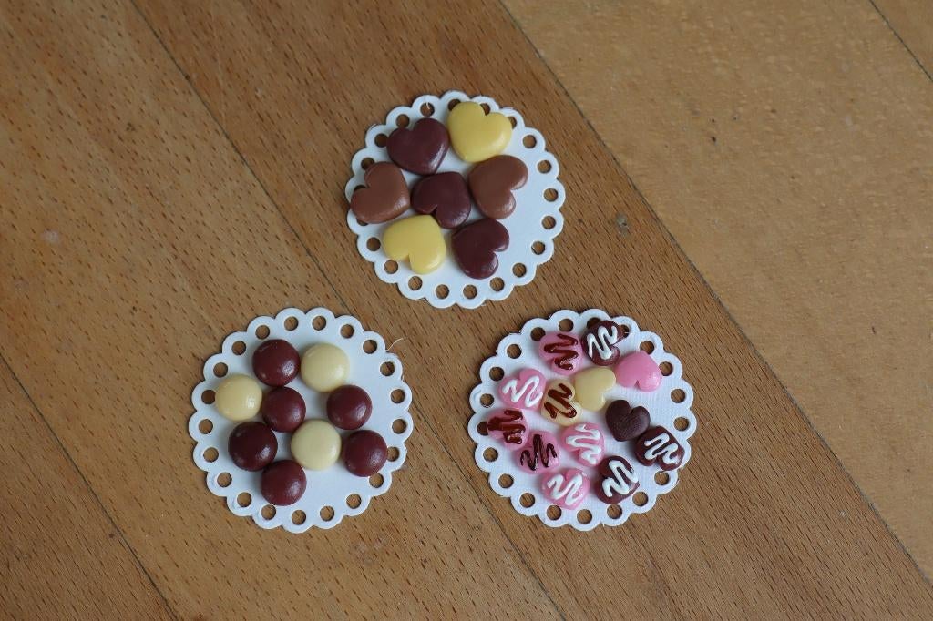 Chocolade hartjes, mini hartjes en bolletjes., Ophalen of Verzenden, Nieuw, Gebruiksvoorwerp